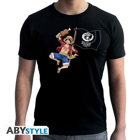 T Shirt - One Piece - Luffy 1000 Logs Taille L